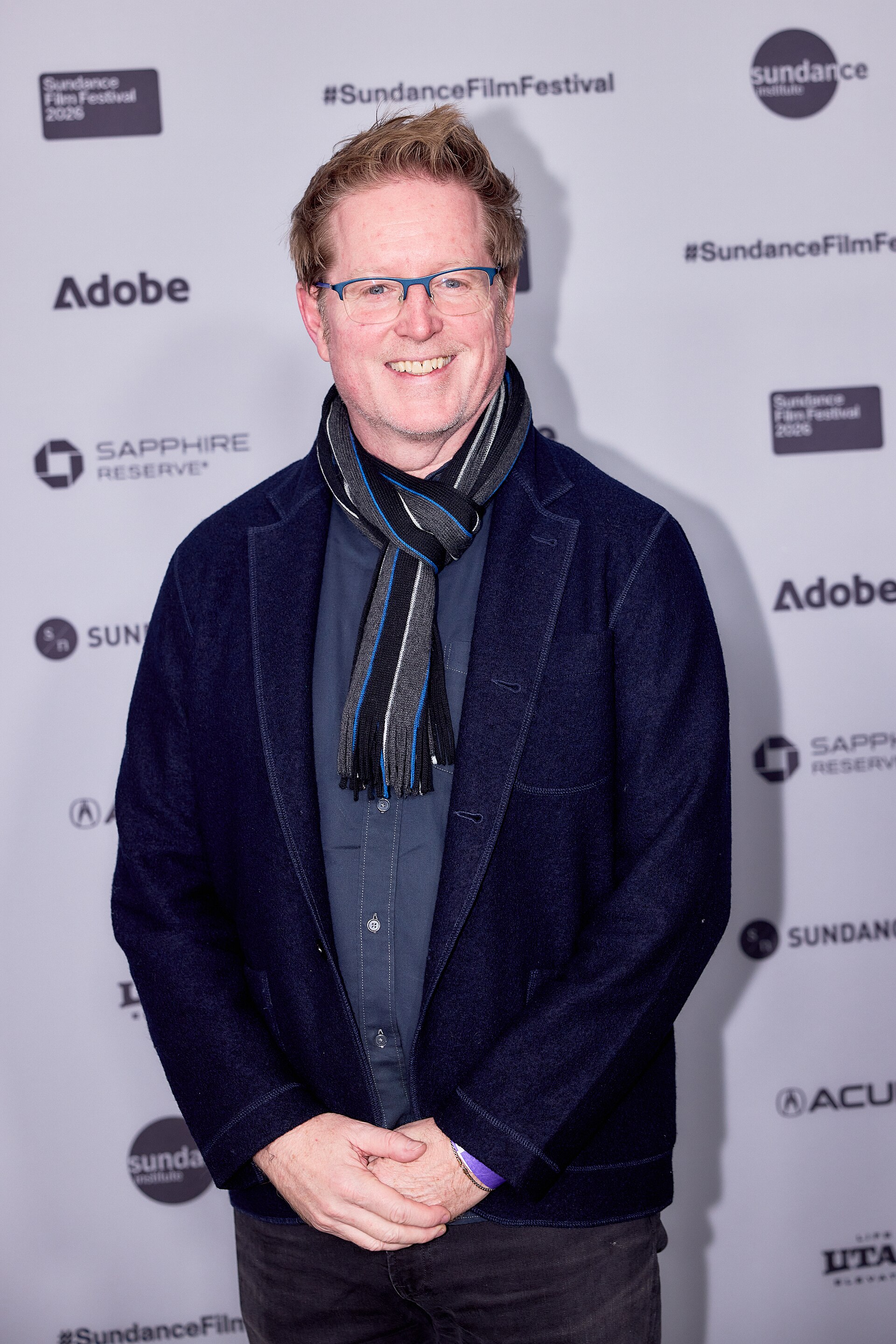 Andrew Stanton at the 2026 Sundance Film Festival for In the Blink of an Eye