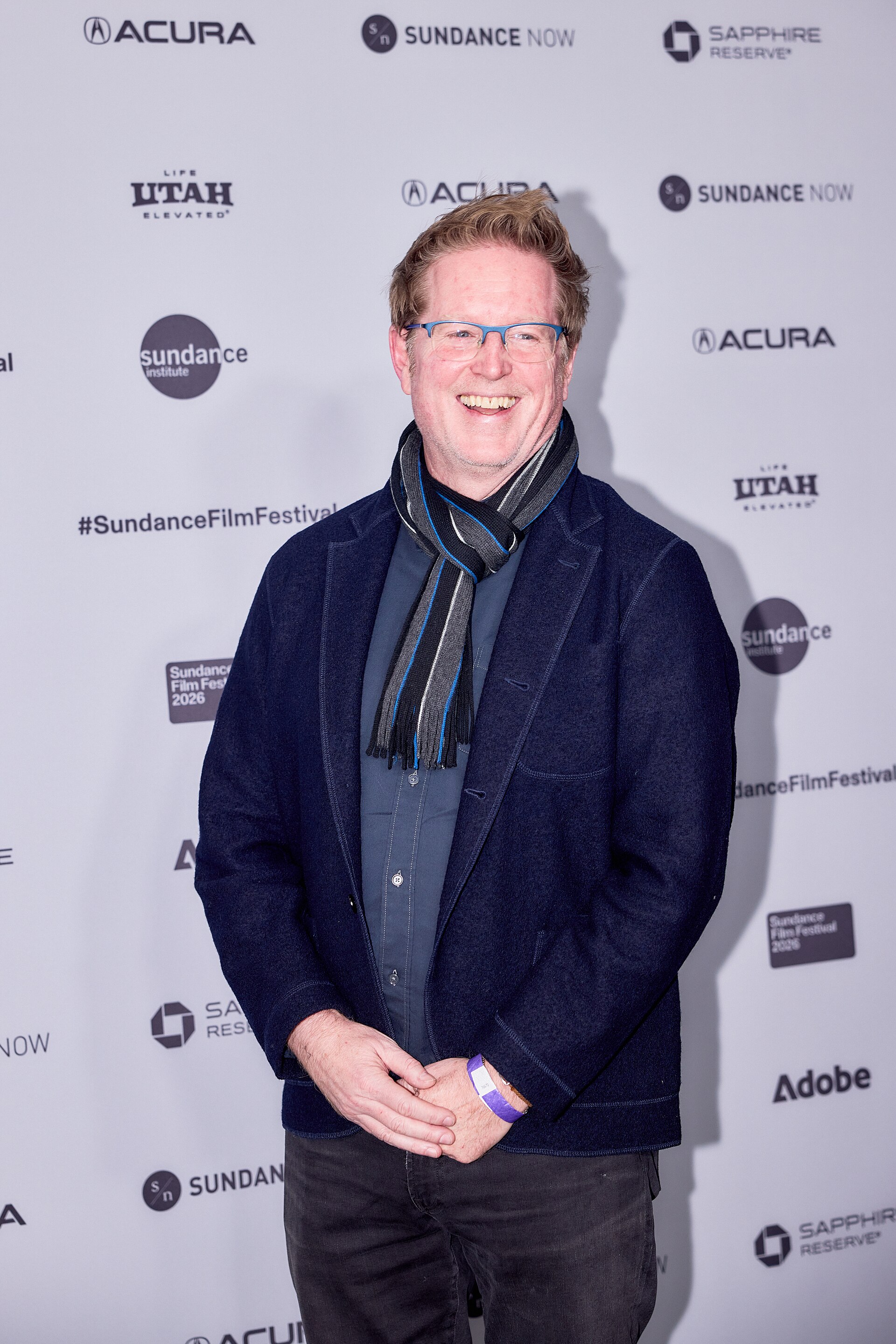 Andrew Stanton at the 2026 Sundance Film Festival for In the Blink of an Eye