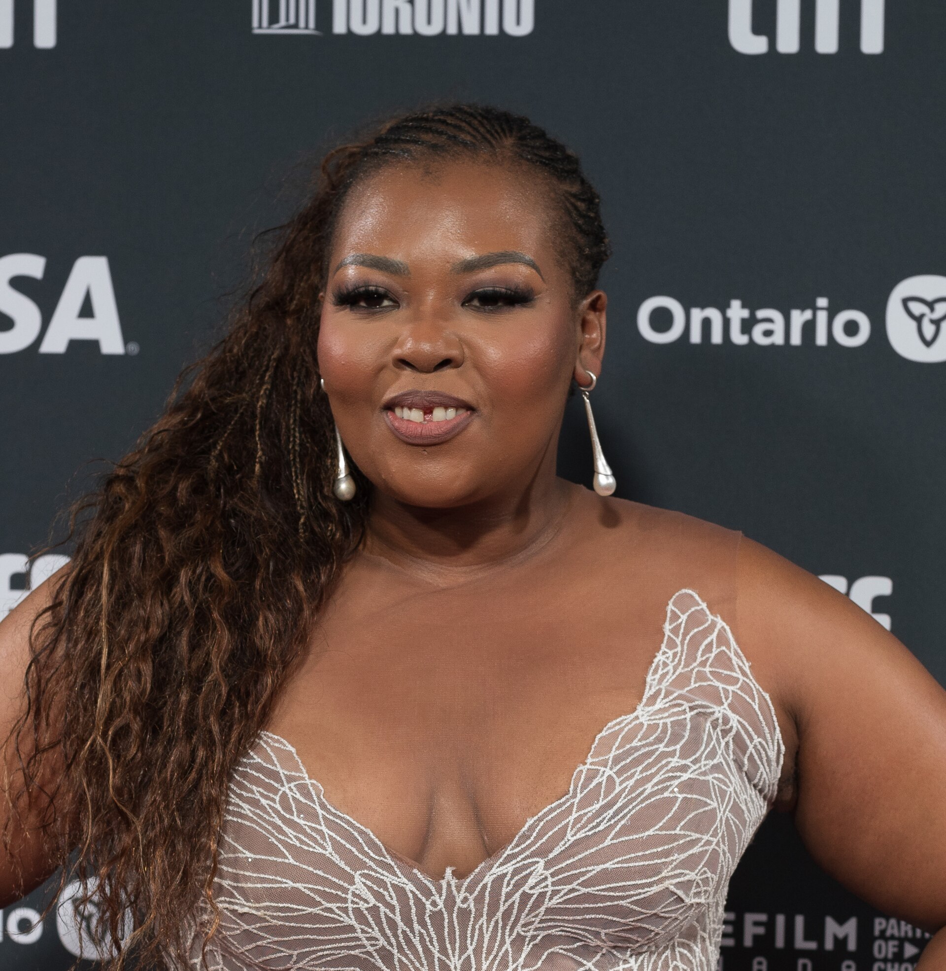 Anele Mdoda, producer of 'Don't Let's Go to the Dogs Tonight', at the 2024 Toronto International Film Festival