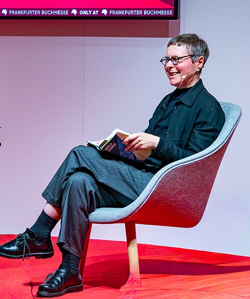 Angela Steidele, German author at the Frankfurt Book Fair 2025