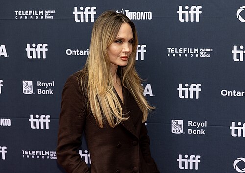 Angelina Jolie, actor, at the 2025 Toronto International Film Festival (TIFF) for the movie Couture.