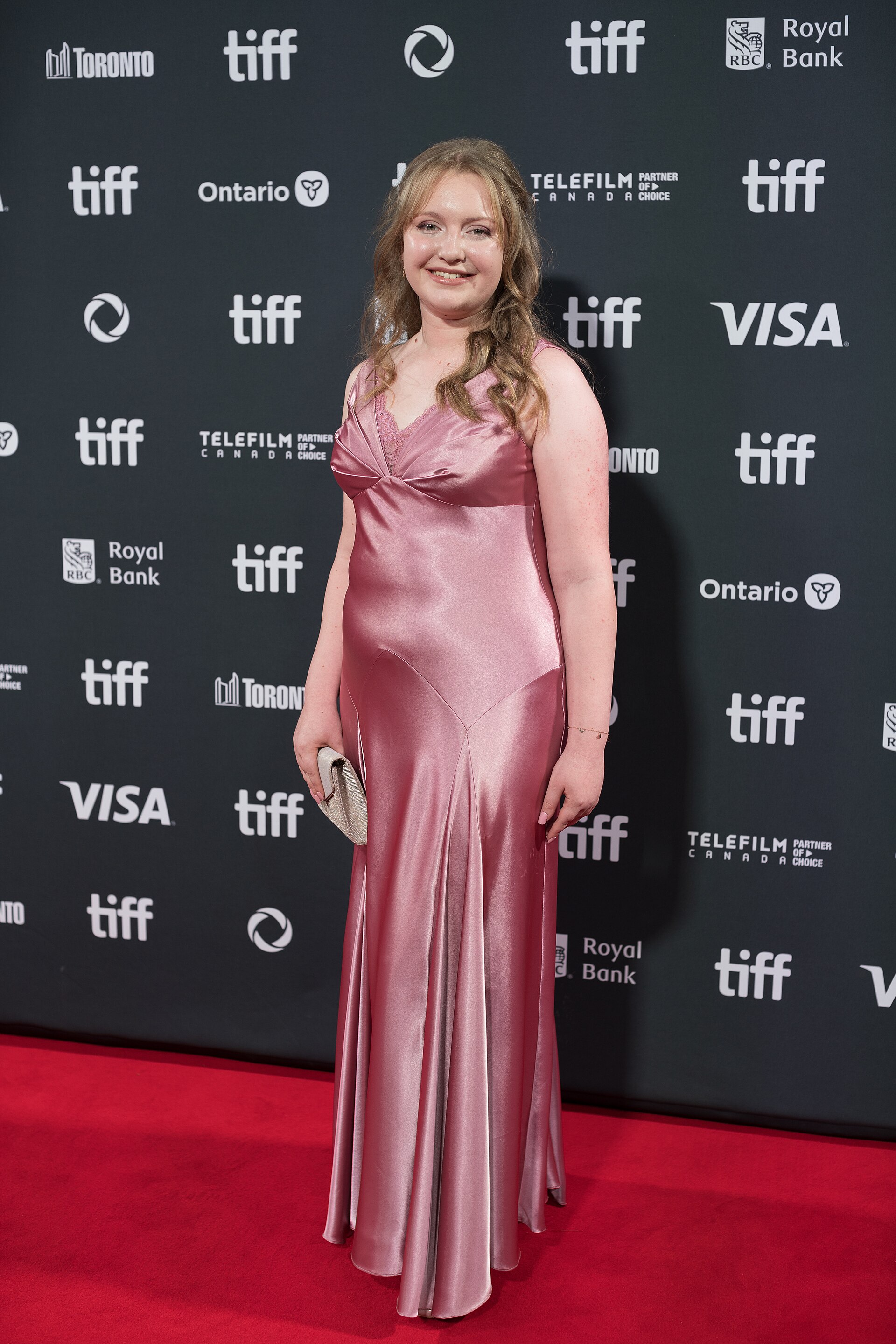 Anina Reed, actor in 'Don't Let's Go to the Dogs Tonight', at the 2024 Toronto International Film Festival
