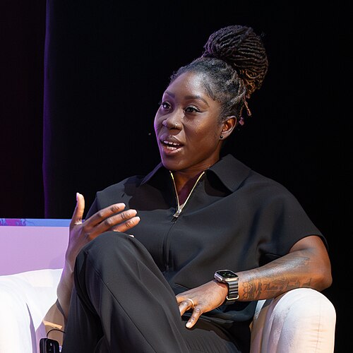 Anita Asante, Broadcaster & Pundit, U23 Lioness Coach, at the 2025 SXSW London festival in London, England.