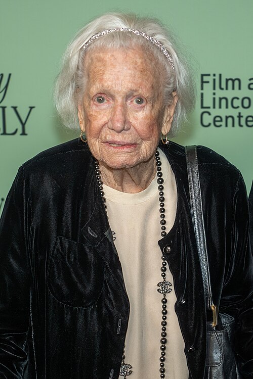 Ann Roth, costume designer, at the 63rd annual New York Film Festival at Lincoln Center in 2025 for the film Jay Kelly