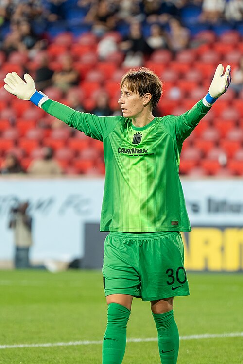 Ann-Katrin Berger during Gotham FC vs Portland Thorns FC on 26 Sep 2025