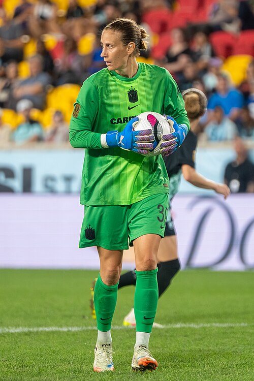 Ann-Katrin Berger during Gotham FC vs Utah Royals on 23 Aug 2025