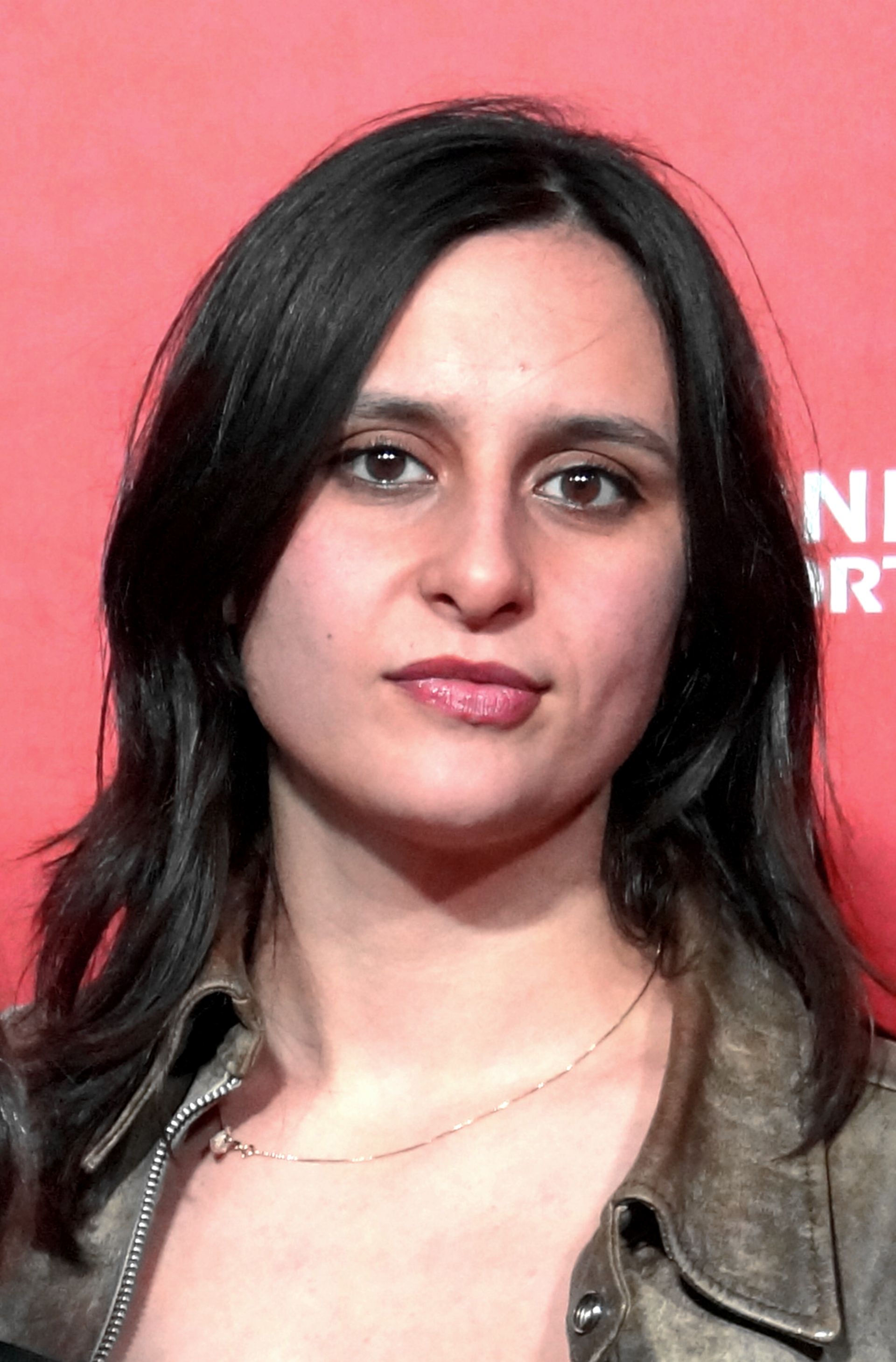 Anna Franziska Jäger bij de voorstelling van 'Frontera', Filmfestival Oostende