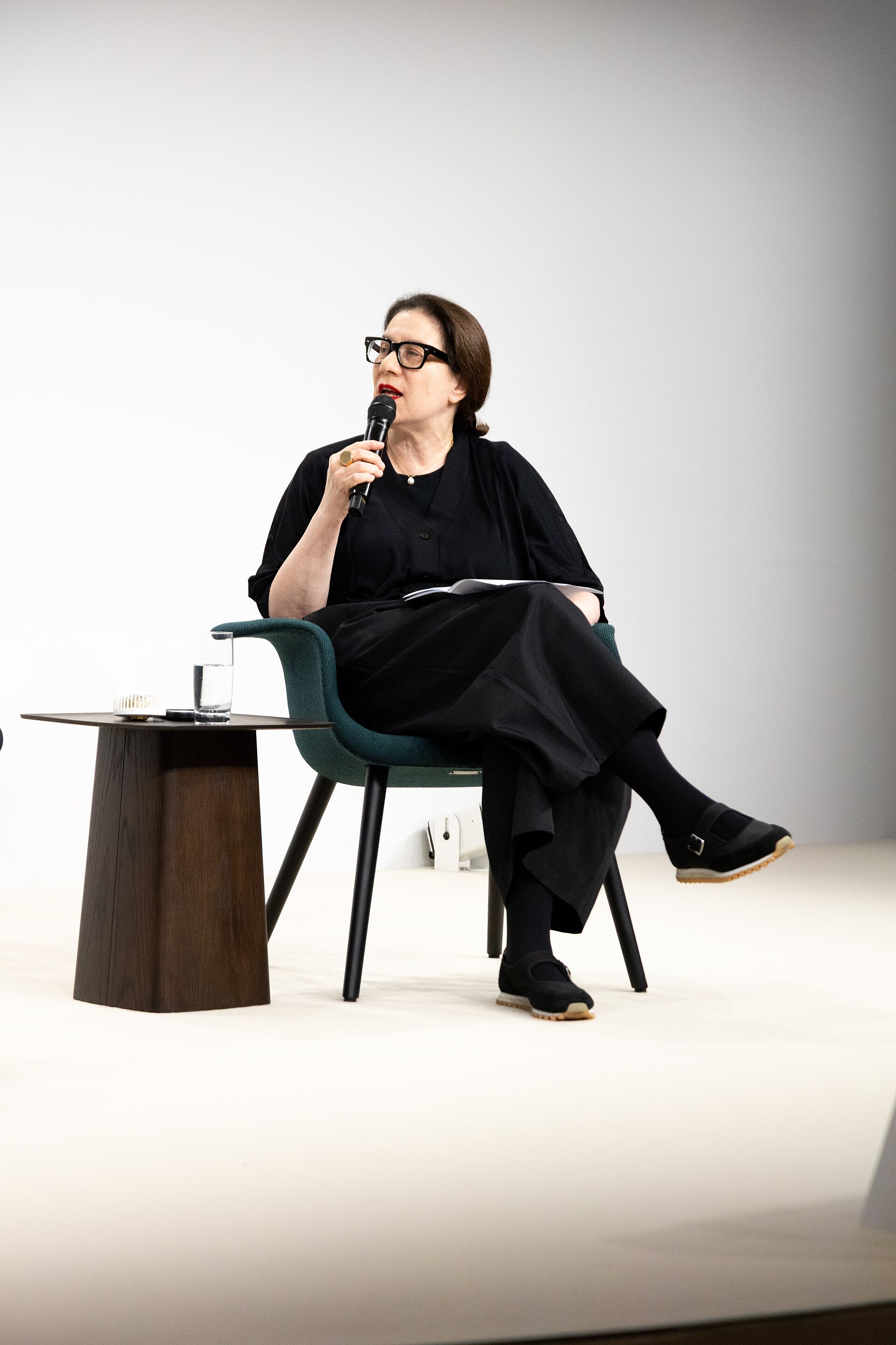 Anna Goldstein, Deputy Director and Senior Curator-At-Large for Art Institute of Chicago, at the Art Basel international art fair in Basel, Switzerland in June 2025.