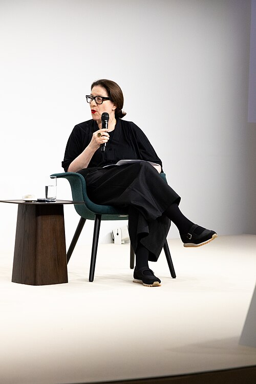 Anna Goldstein, Deputy Director and Senior Curator-At-Large for Art Institute of Chicago, at the Art Basel international art fair in Basel, Switzerland in June 2025.