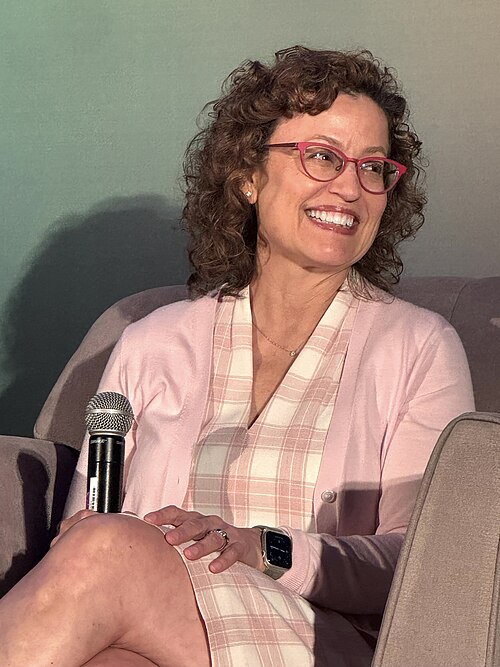 Anna Gomez, Commissioner at the U.S. Federal Communications Commission, speaking at the 2025 Knight Media Forum in Miami, Florida in February 2025