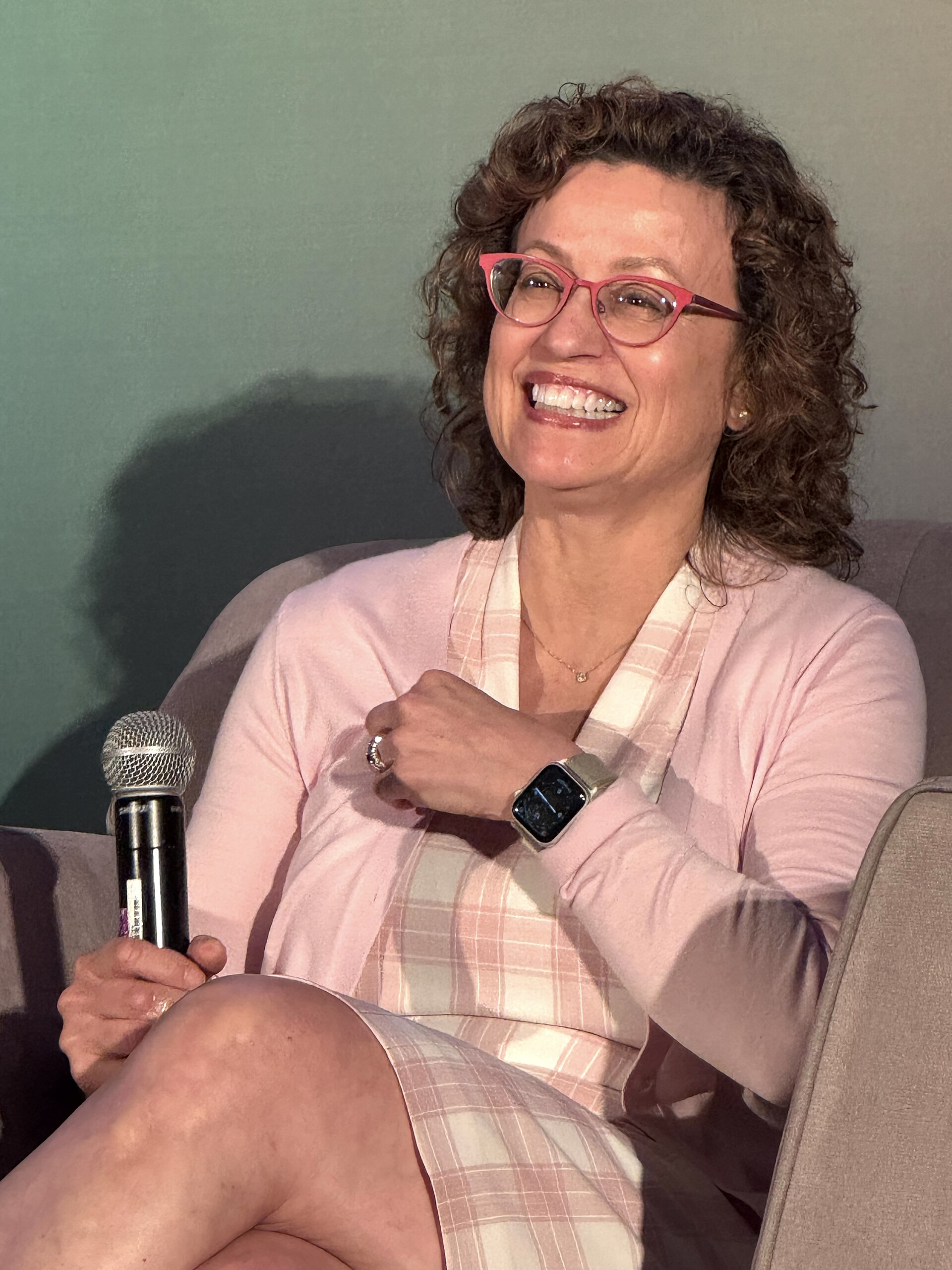 Anna Gomez, Commissioner at the U.S. Federal Communications Commission, speaking at the 2025 Knight Media Forum in Miami, Florida in February 2025