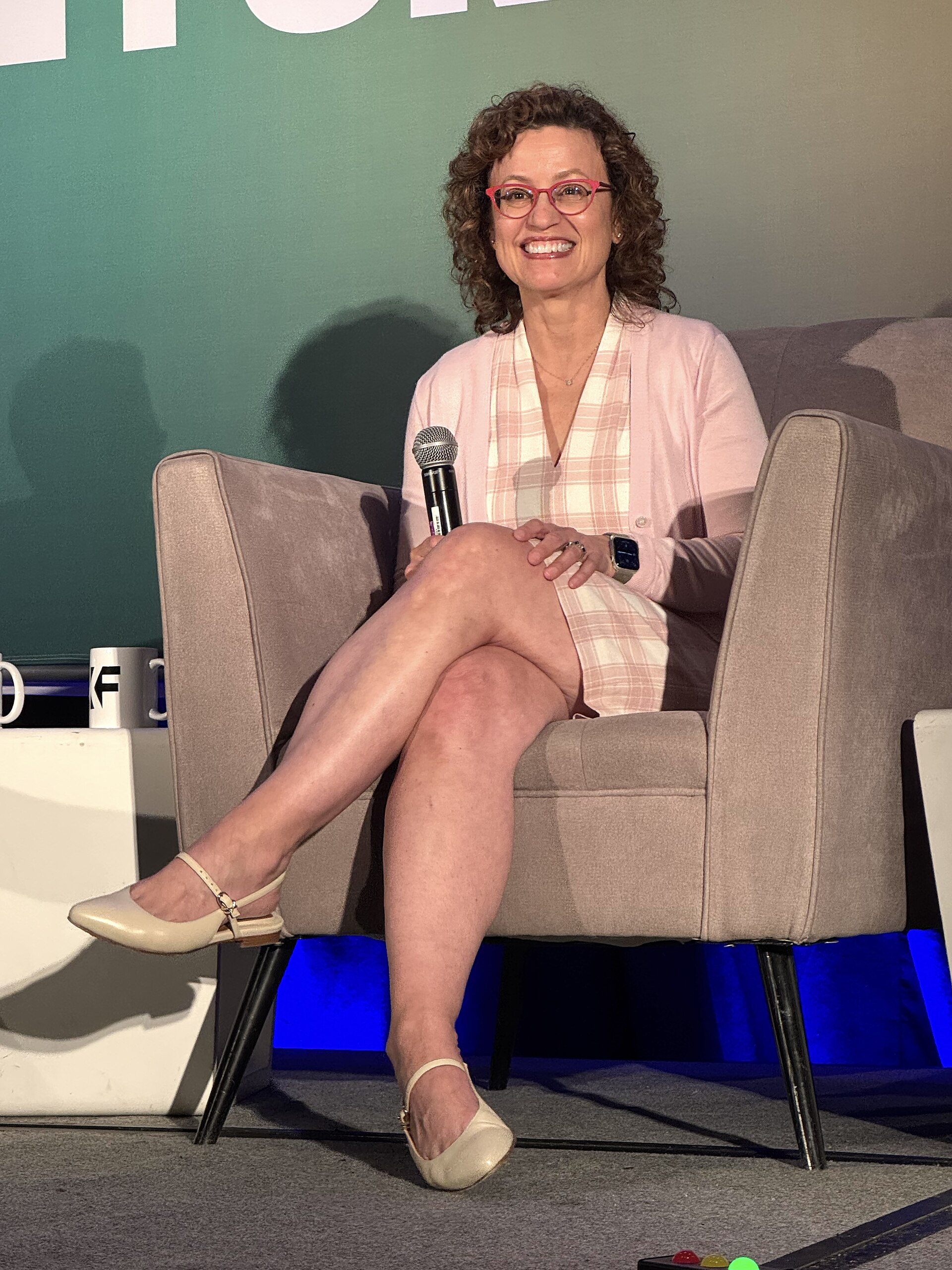 Anna Gomez, Commissioner at the U.S. Federal Communications Commission, speaking at the 2025 Knight Media Forum in Miami, Florida in February 2025