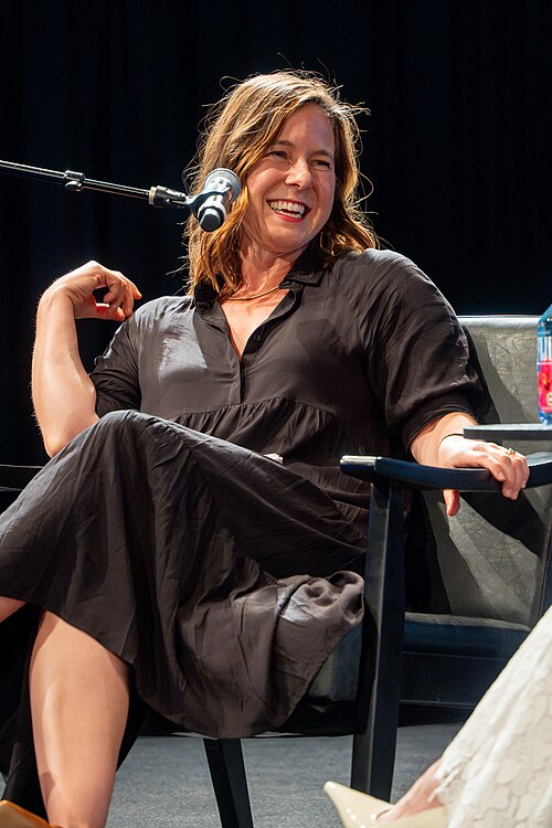 Anna Sale during Death Sex & Money at the 2025 Tribeca Festival