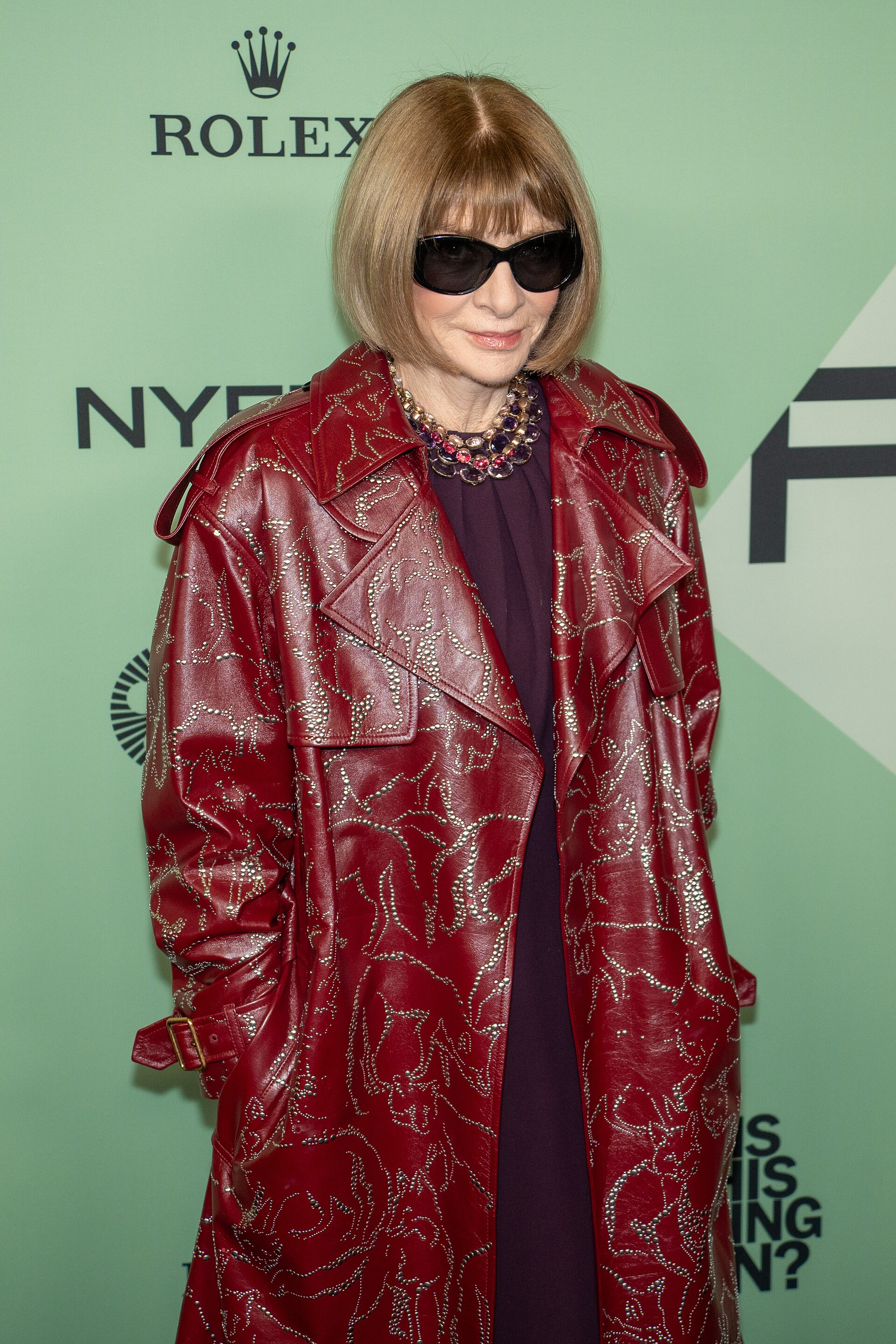 Anna Wintour at the 63rd annual New York Film Festival at Lincoln Center in 2025 for the film Is This Thing On?