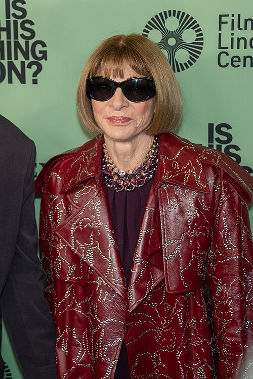 Anna Wintour at the 63rd annual New York Film Festival at Lincoln Center in 2025 for the film Is This Thing On?