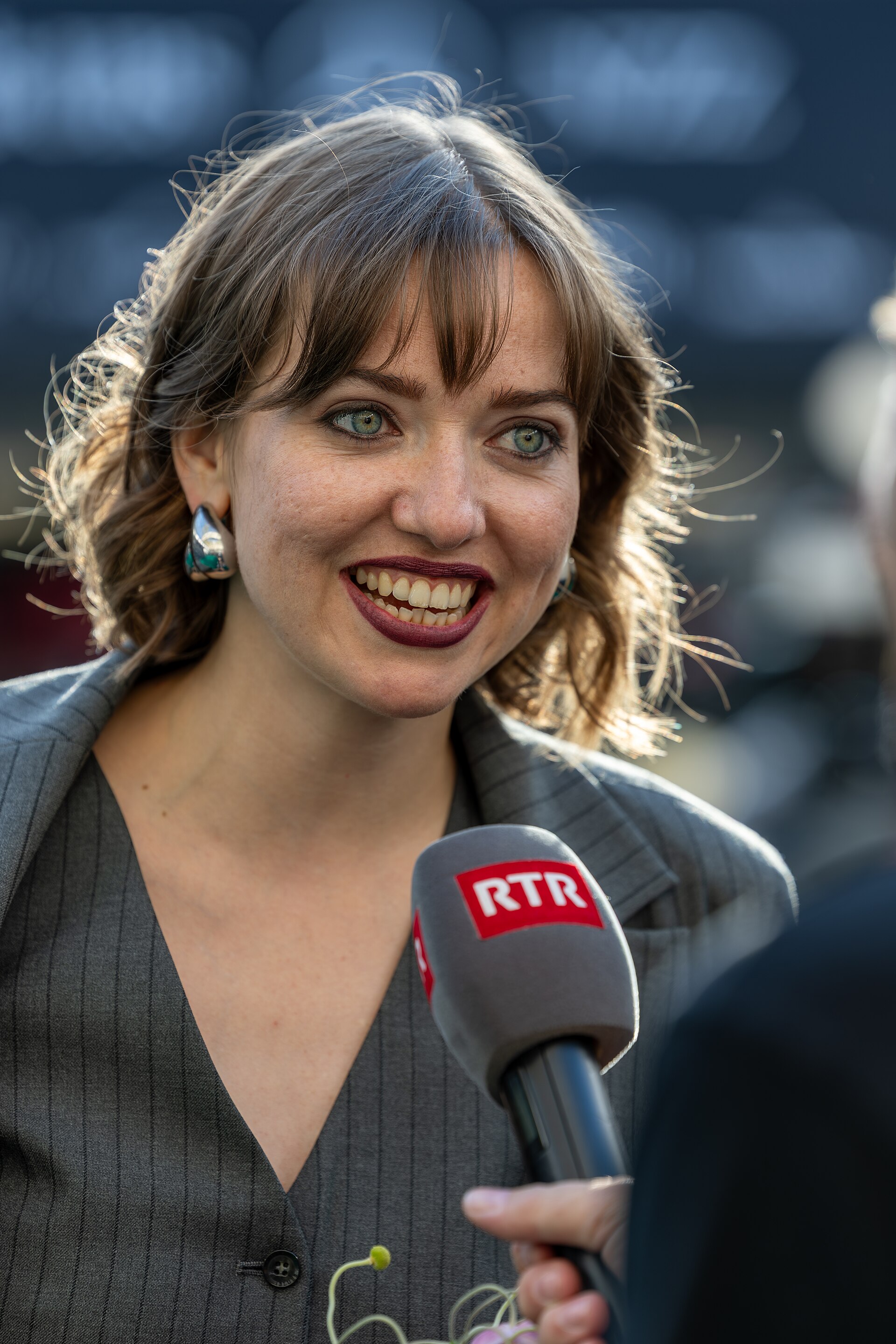 Annina Hunziker on the Green Carpet at the 2025 Zurich Film Festival.