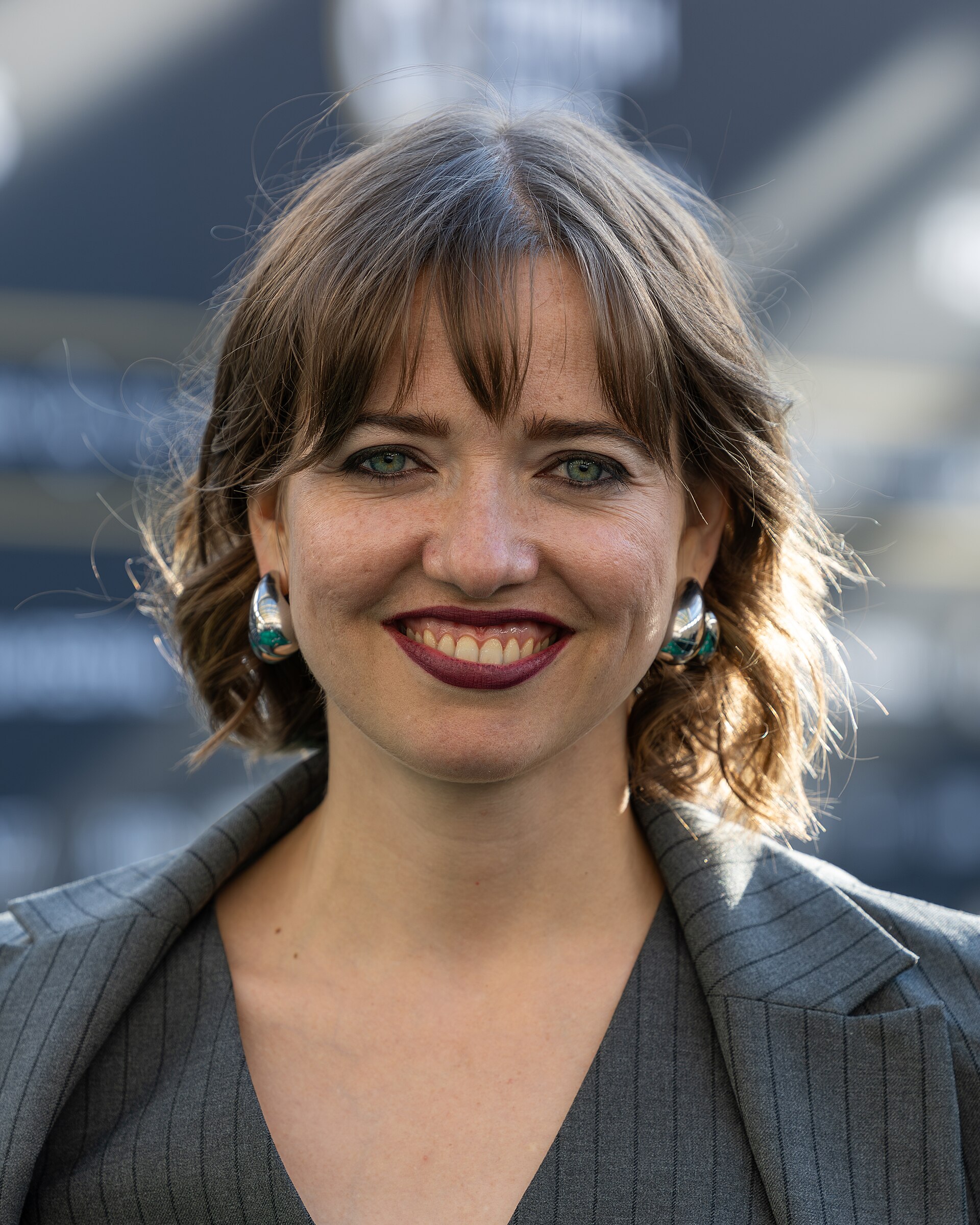 Annina Hunziker on the Green Carpet at the 2025 Zurich Film Festival.