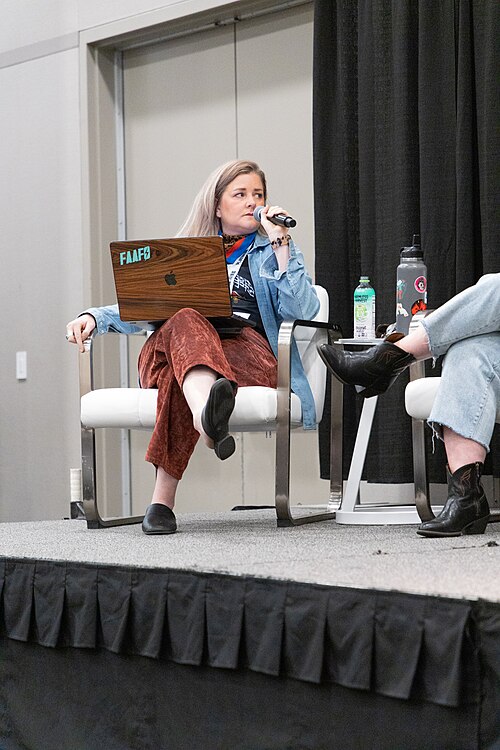 Anny Colvin, head of music at MakeMake Entertainment, at the 2025 South by Southwest festival.
