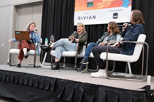 Anny Colvin, Heather McClure, Sally House, and Bryce Miller at the 2025 South by Southwest festival.