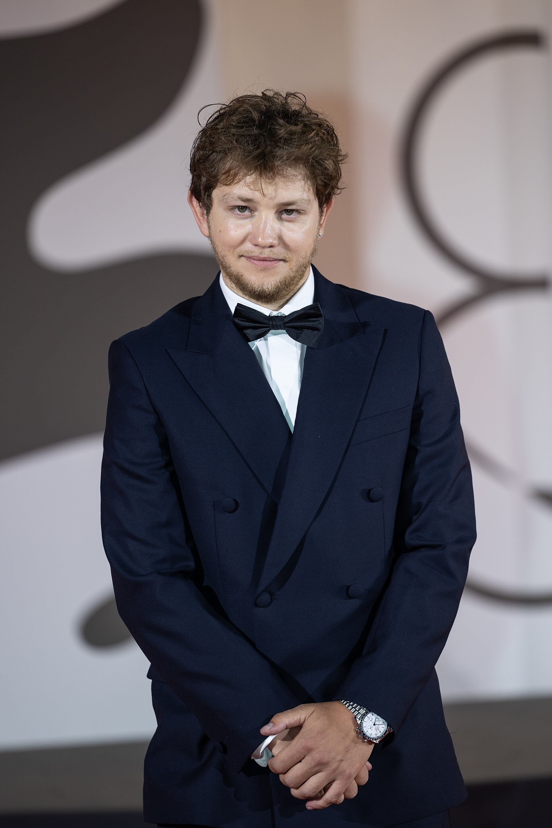 Actor Anthony Bajon at the 2024 Venice Film Festival