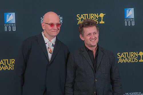 Anthony Carrigan & Alex Winter at the 53rd Saturn Awards