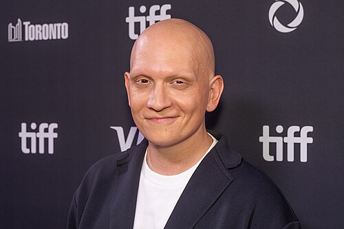 Anthony Carrigan, actor, at the 2025 Toronto International Film Festival (TIFF) for the movie Adulthood.