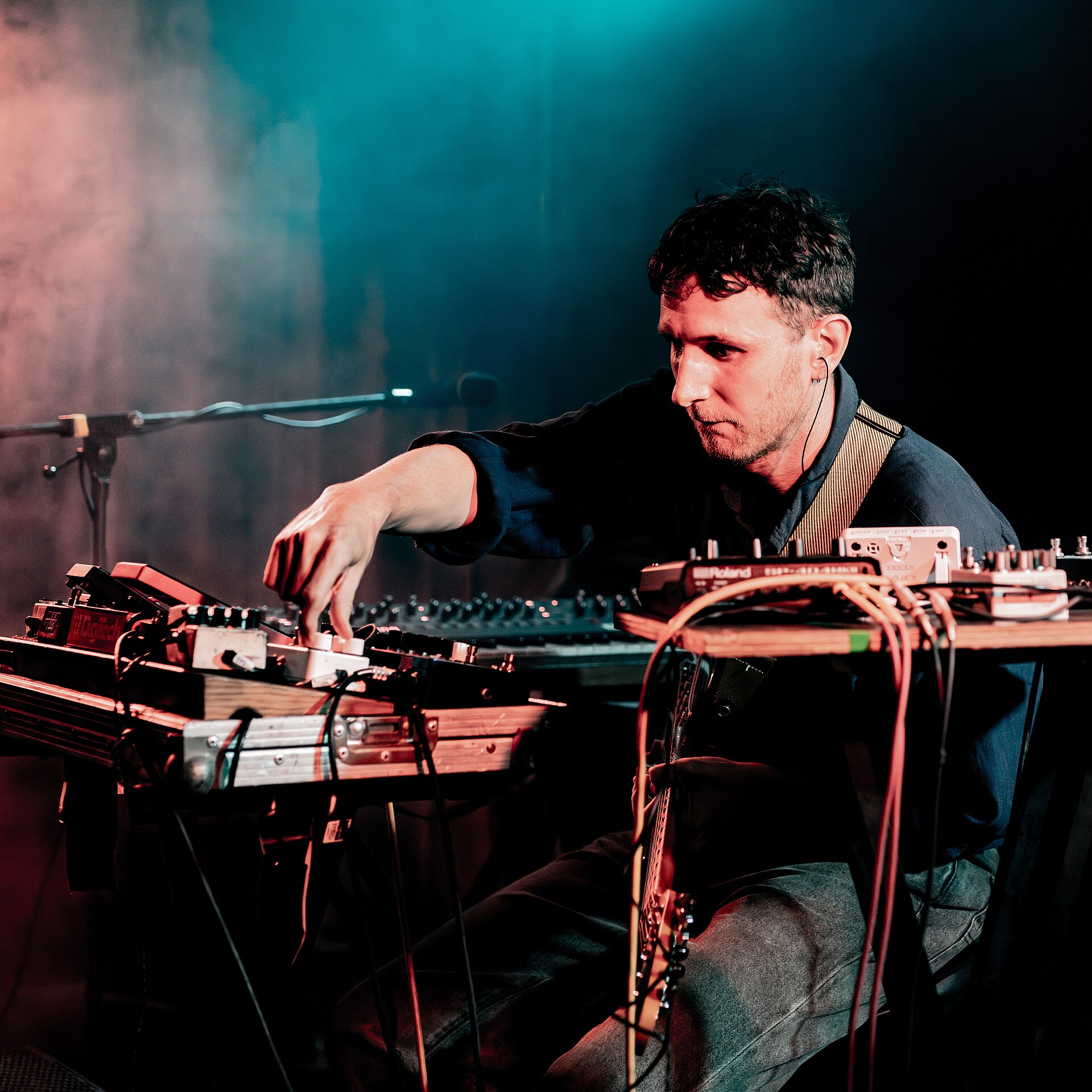 Anton Pearson performing his first solo show at The George Tavern, 28 September 2025