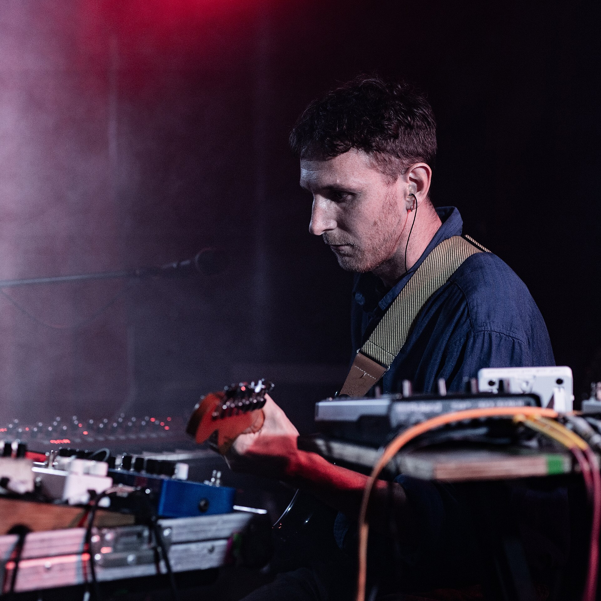 Anton Pearson performing his first solo show at The George Tavern, 28 September 2025