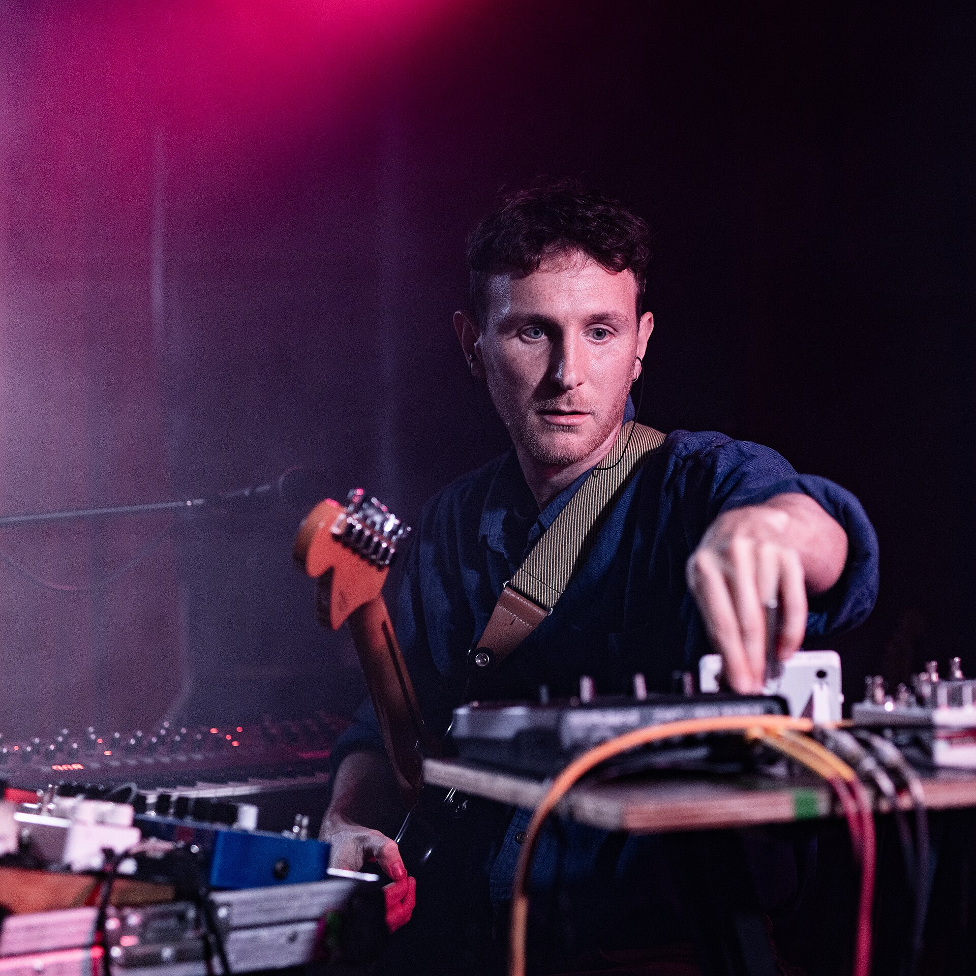 Anton Pearson performing his first solo show at The George Tavern, 28 September 2025