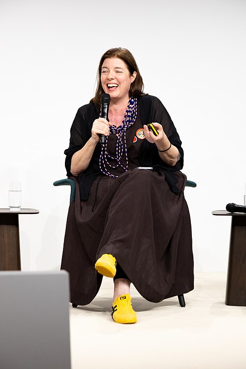 Antonia Carver, Director of Art Jameel, at the Art Basel international art fair in Basel, Switzerland in June 2025.