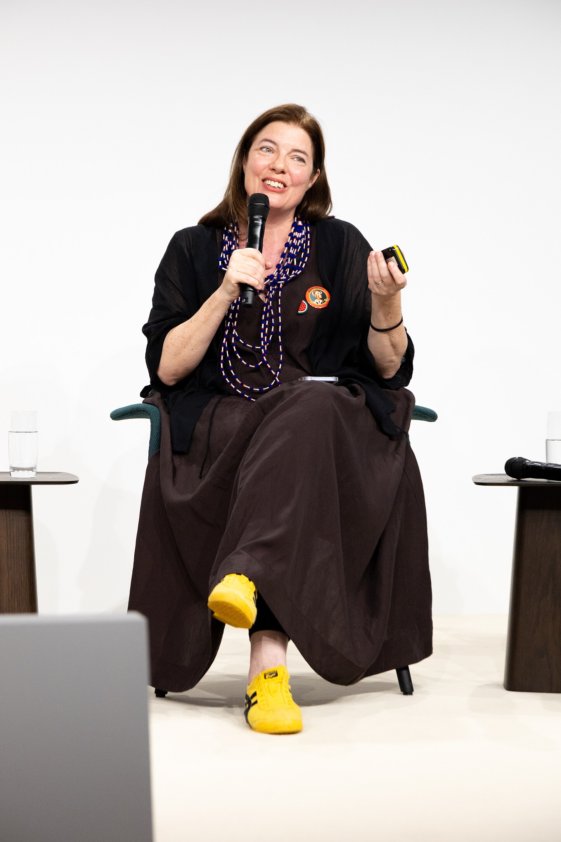 Antonia Carver, Director of Art Jameel, at the Art Basel international art fair in Basel, Switzerland in June 2025.