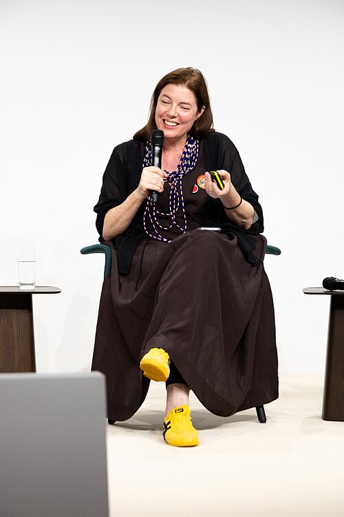 Antonia Carver, Director of Art Jameel, at the Art Basel international art fair in Basel, Switzerland in June 2025.