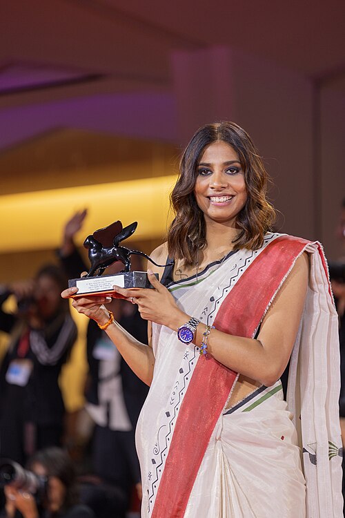 Anuparna Roy, Director, at 82nd Venice International Film Festival in Venice, Italy for the film SONGS OF FORGOTTEN TREES. winning the Orizzonti Award for Best Director