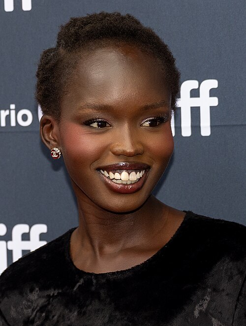 Anyier Anei, actor, at the 2025 Toronto International Film Festival (TIFF) for the movie Couture.