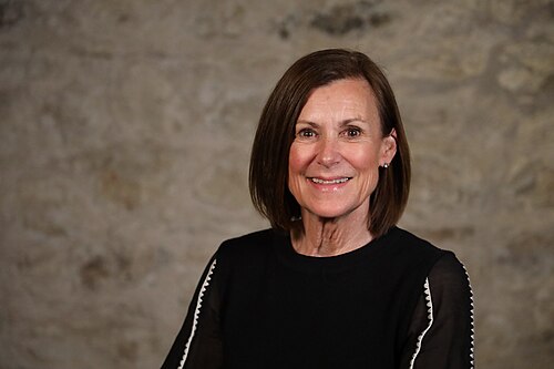 April Brumley Hinkle at SXSW in March 2024. Taken as part of the WikiPortraits project.