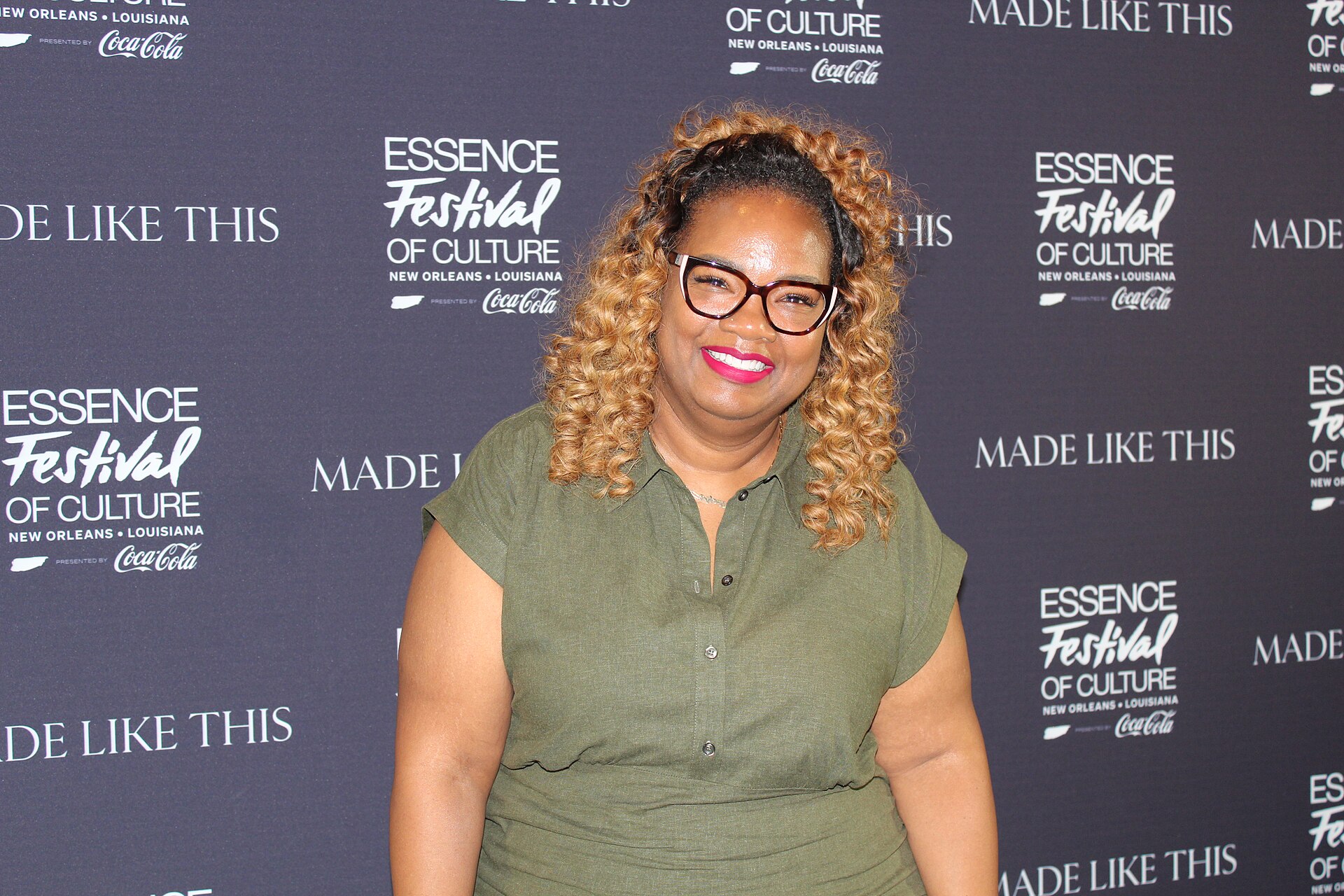 April Verrett at the Essence Festival of Culture 2025 in New Orleans, Louisiana in July 2025.