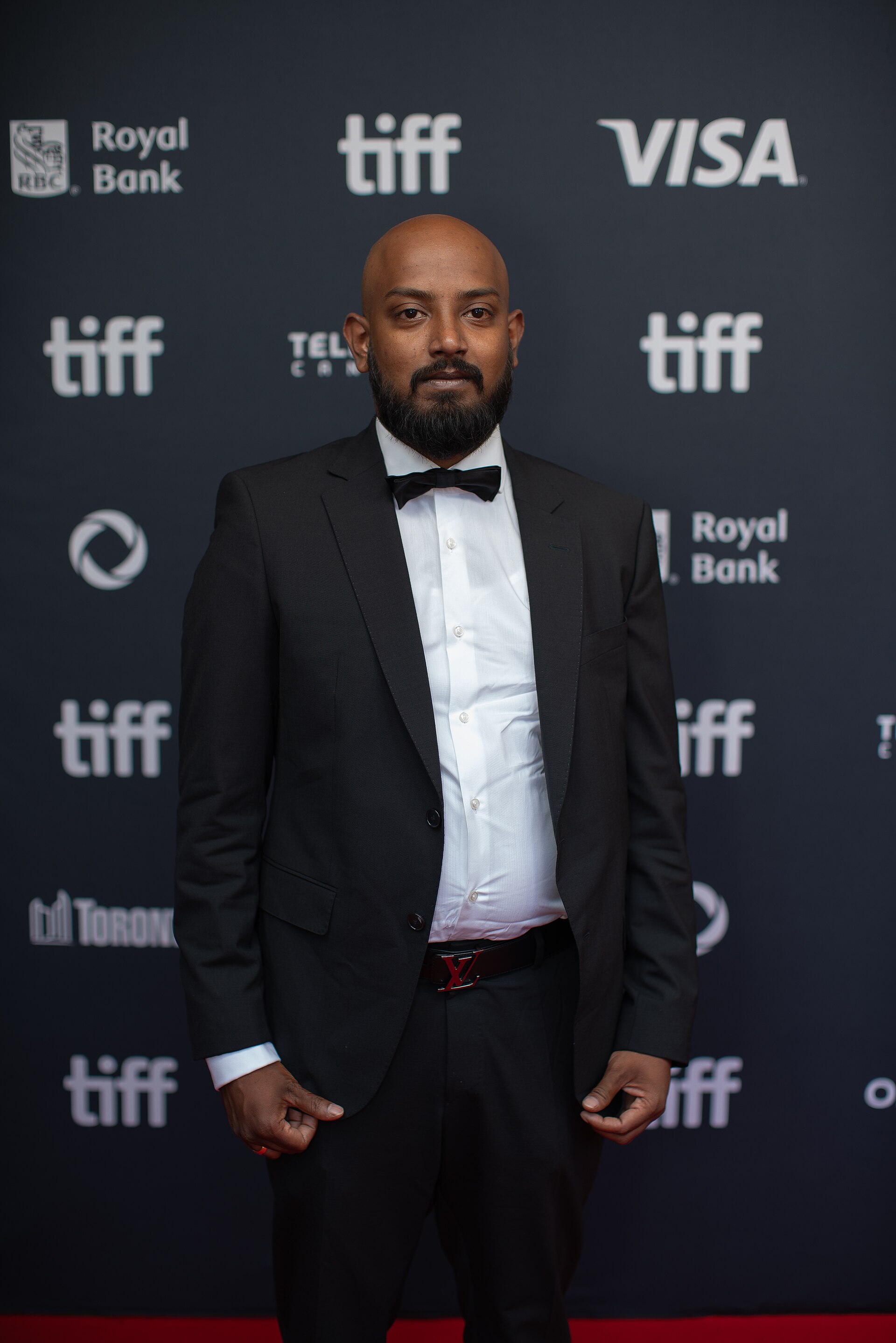 Archuthan Jeyanthiran, actor in 'Little Jaffna', at the 2024 Toronto International Film Festival