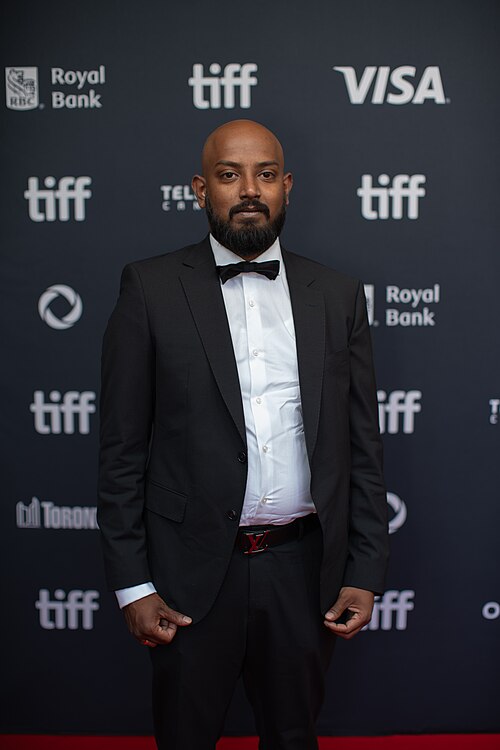 Archuthan Jeyanthiran, actor in 'Little Jaffna', at the 2024 Toronto International Film Festival