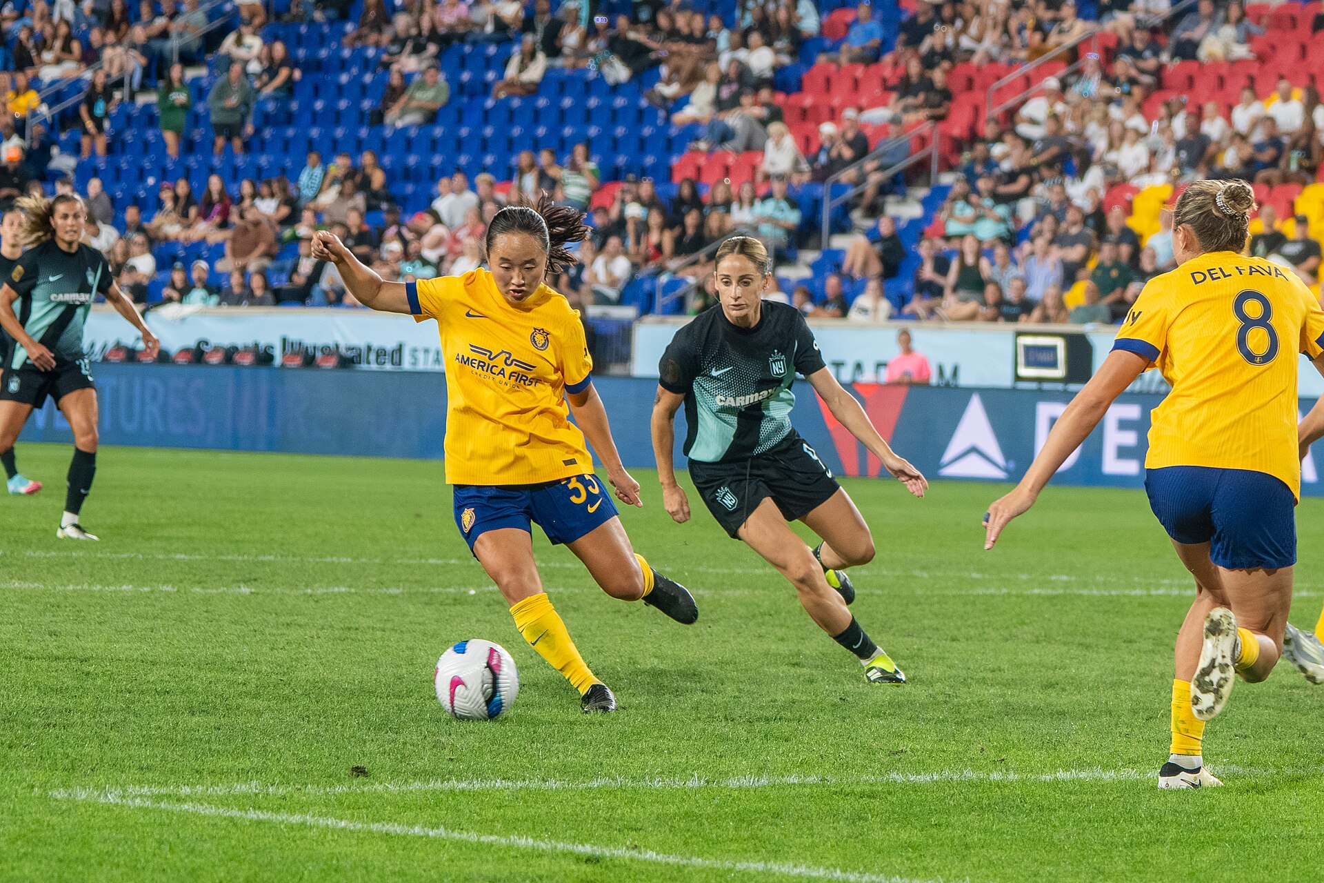 during Gotham FC vs Utah Royals on 23 Aug 2025