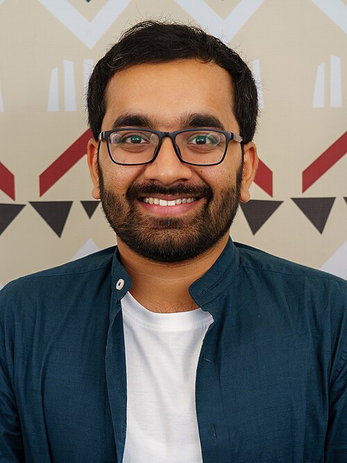 Arunesh Varade portrait at Wikimania 2025 WikiPortraits Studio