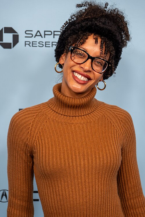 Ashley Lauren Nedd, actress, at the 2025 Sundance Film Festival for the movie Touch Me