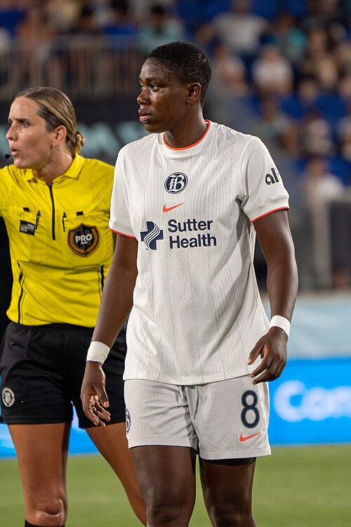 Asisat Oshoala during Gotham FC vs Bay FC on 6.21.25