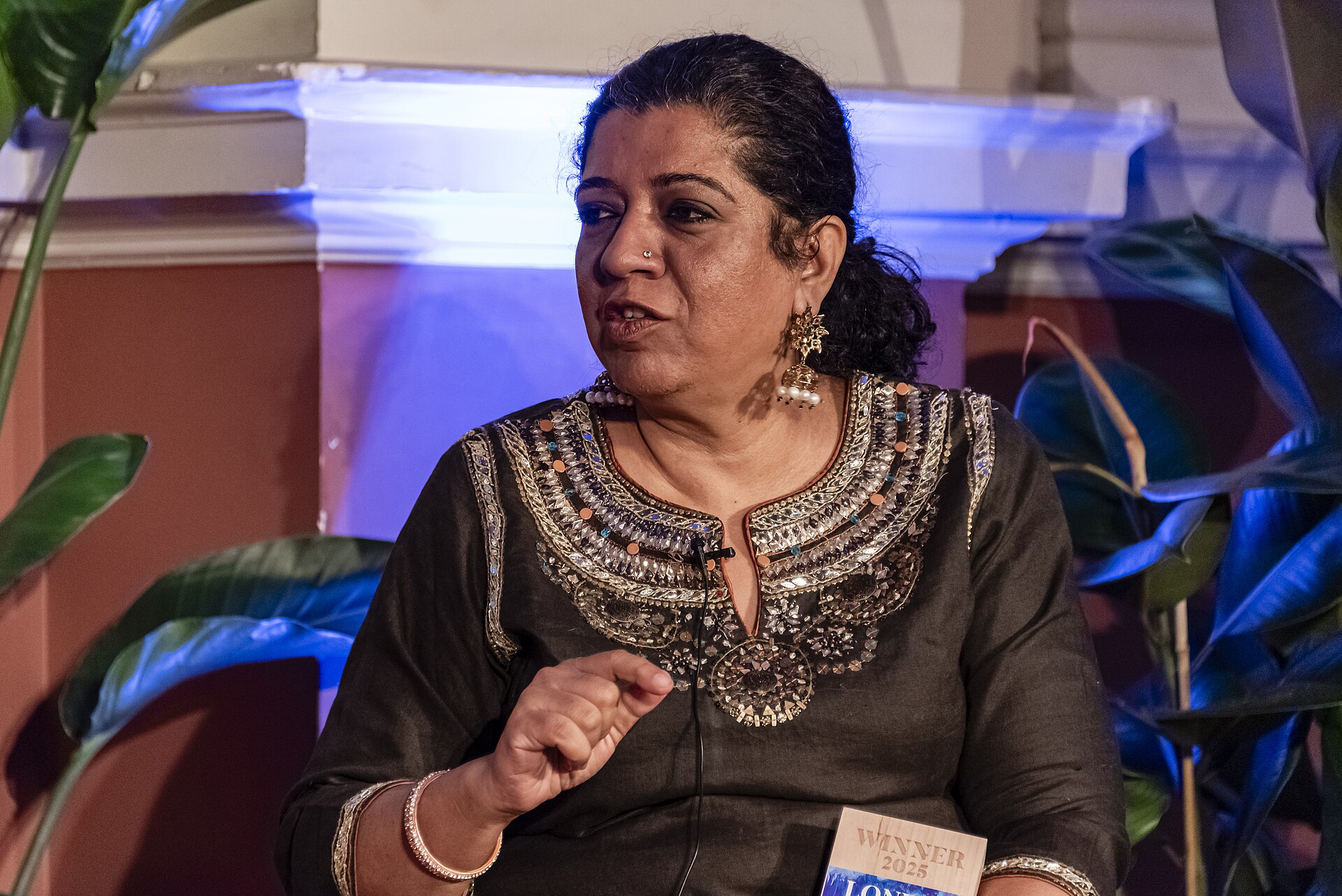 Asma Khan, Indian born, British restraunteur, owner of Darjeeling Express restaurant, at the SXSW London festival hosted in London, England during June 2025.