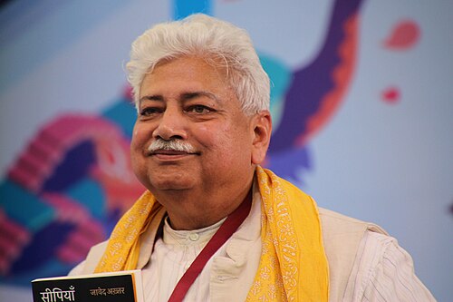 Atul Tiwari, writer and actor, at the 2025 Jaipur Literature Festival in Jaipur, India.