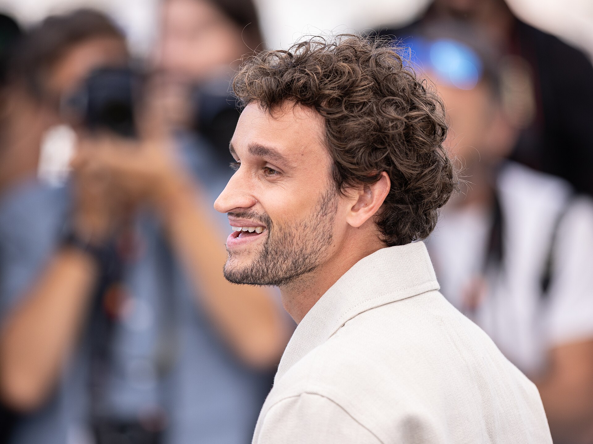 Actor Aubry Dullin at the 2025 Cannes Film Festival