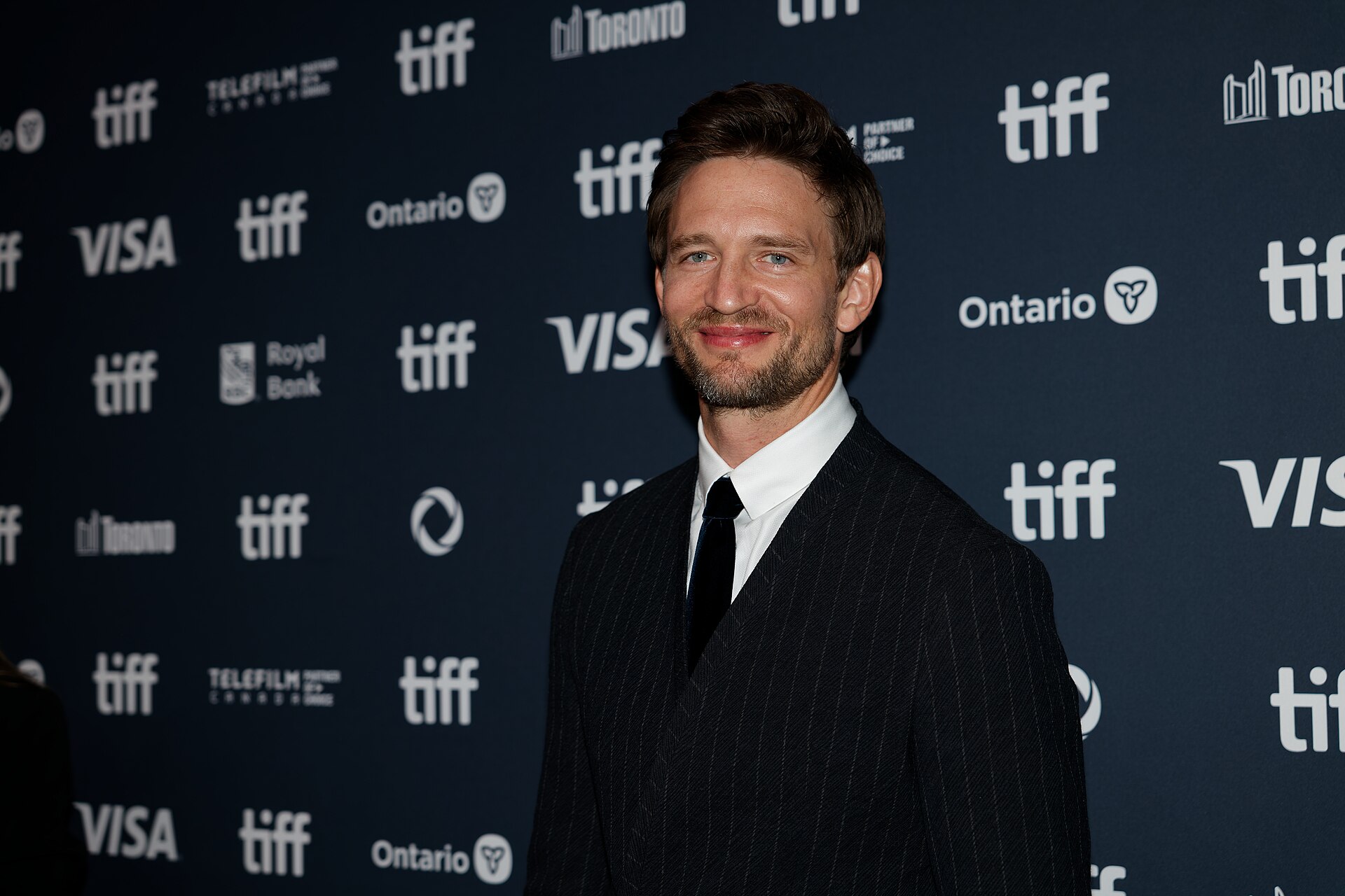 August Wittgenstein at the 2024 Toronto International Film Festival (TIFF) for the mini-series Trolösa (Faithless).