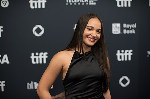 Aurora Ribero, actor in 'Shadow Strays', at the 2024 Toronto Film Festival