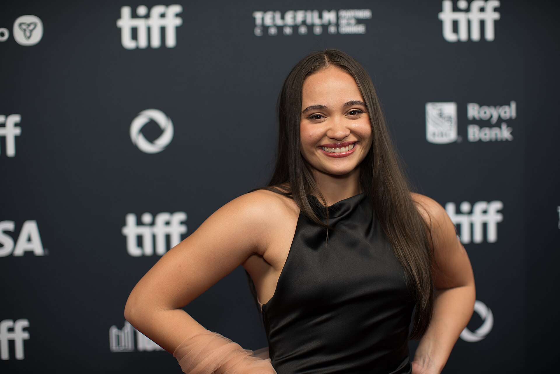 Aurora Ribero, actor in 'Shadow Strays', at the 2024 Toronto Film Festival