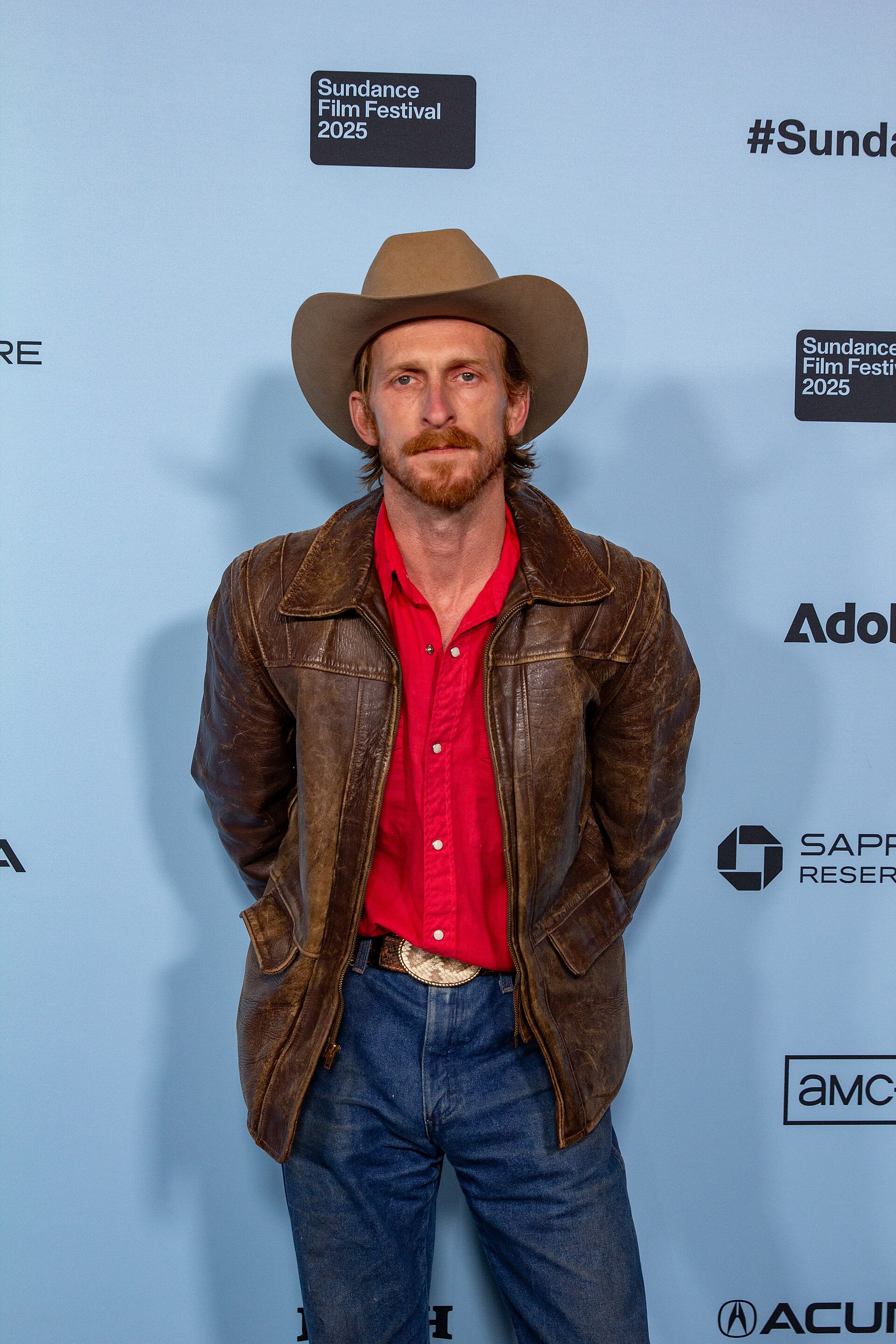 Austin Amelio, actor, at the 2025 Sundance Film Festival for the movie Bunnylovr.