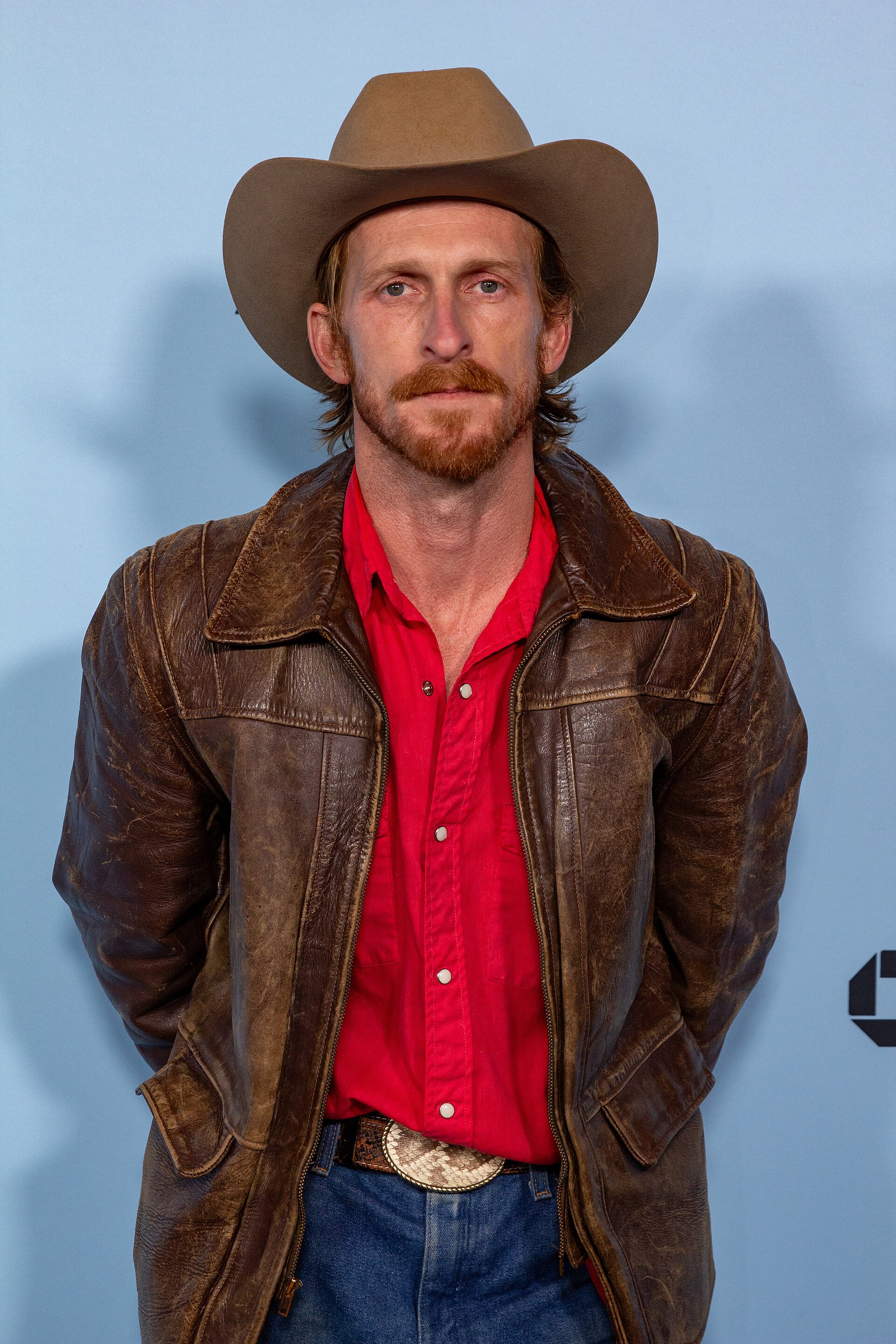 Austin Amelio, actor, at the 2025 Sundance Film Festival for the movie Bunnylovr.